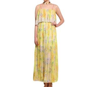 Kimichi Blue Pleated Maxi Dress Urban Outfitters